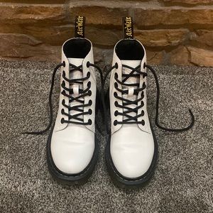Doc Martens white boots